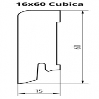 Lišta Cubica 15x60 DUB olej