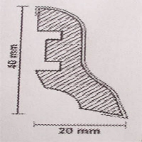 Lišta MDF